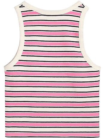 TEDDY SMITH - Débardeur coton à rayures ajusté