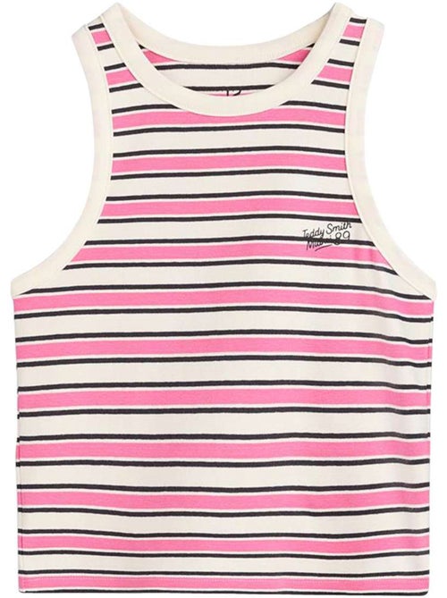 TEDDY SMITH - Débardeur coton à rayures ajusté - Kiabi