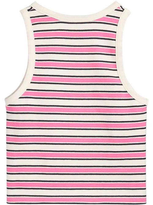 TEDDY SMITH - Débardeur coton à rayures ajusté - Kiabi