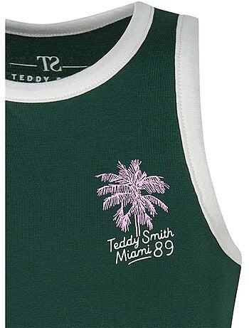 TEDDY SMITH - Débardeur coton à rayures ajusté