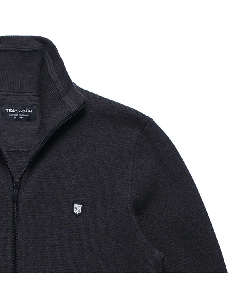 TEDDY SMITH - Gilet coton régular Gris - Kiabi