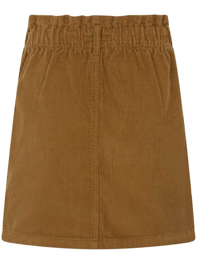 TEDDY SMITH - Jupe courte coton Gris Marron Blanc - Kiabi