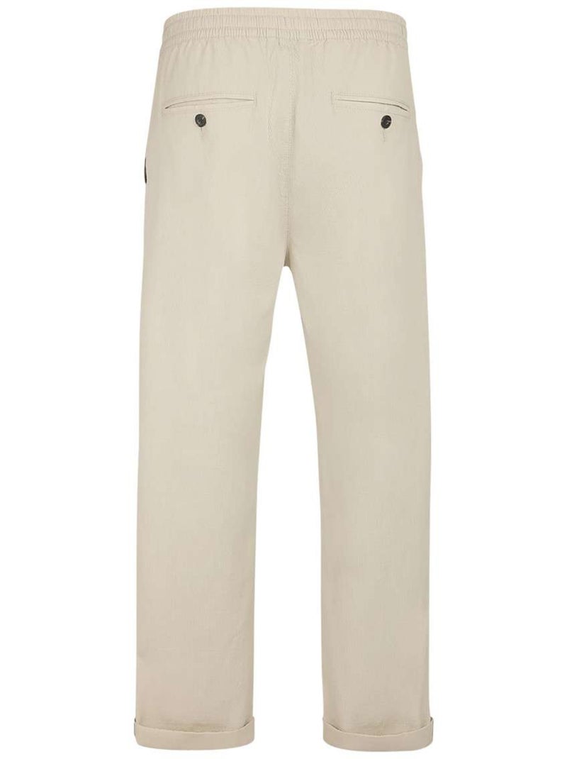TEDDY SMITH - Pantalon coton droit Beige - Kiabi
