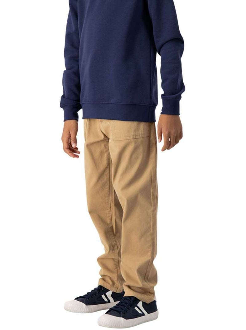 TEDDY SMITH - Pantalon coton droit Gris Marron Blanc - Kiabi