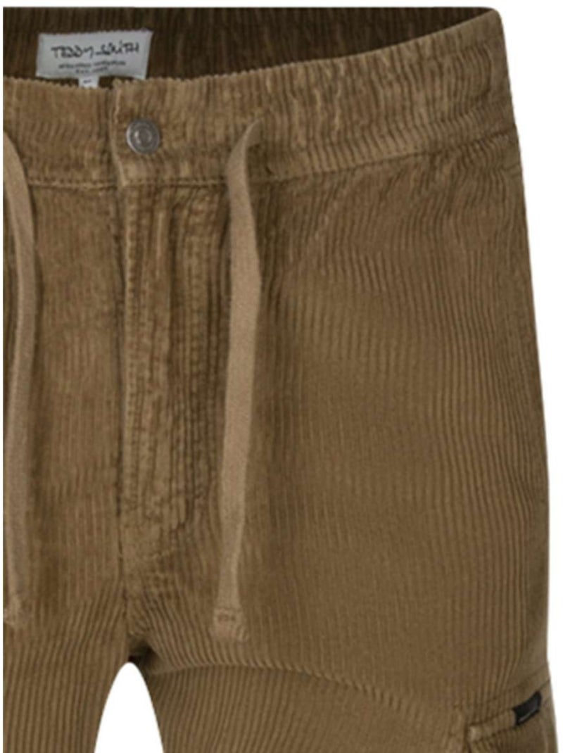 TEDDY SMITH - Pantalon coton droit Gris Marron Blanc - Kiabi