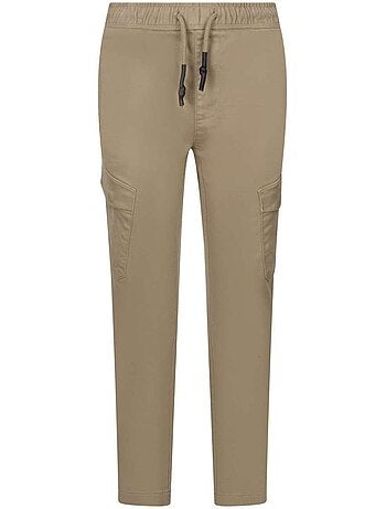 TEDDY SMITH - Pantalon coton mélangé droit