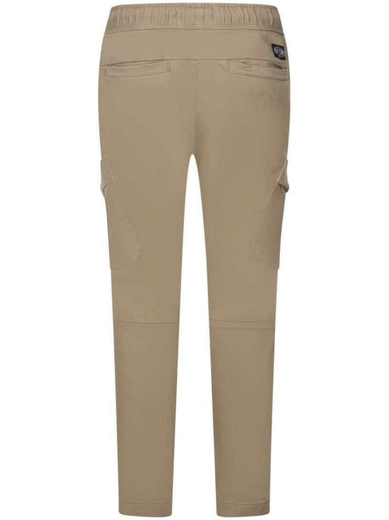 TEDDY SMITH - Pantalon coton mélangé droit Beige - Kiabi