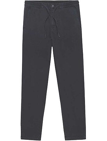 TEDDY SMITH - Pantalon coton mélangé droit