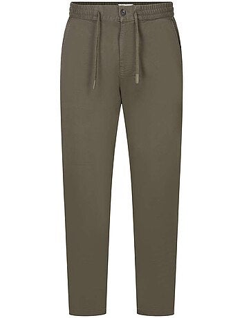 TEDDY SMITH - Pantalon coton mélangé droit