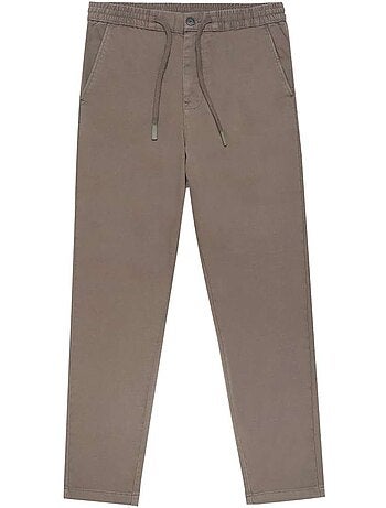 TEDDY SMITH - Pantalon coton mélangé droit