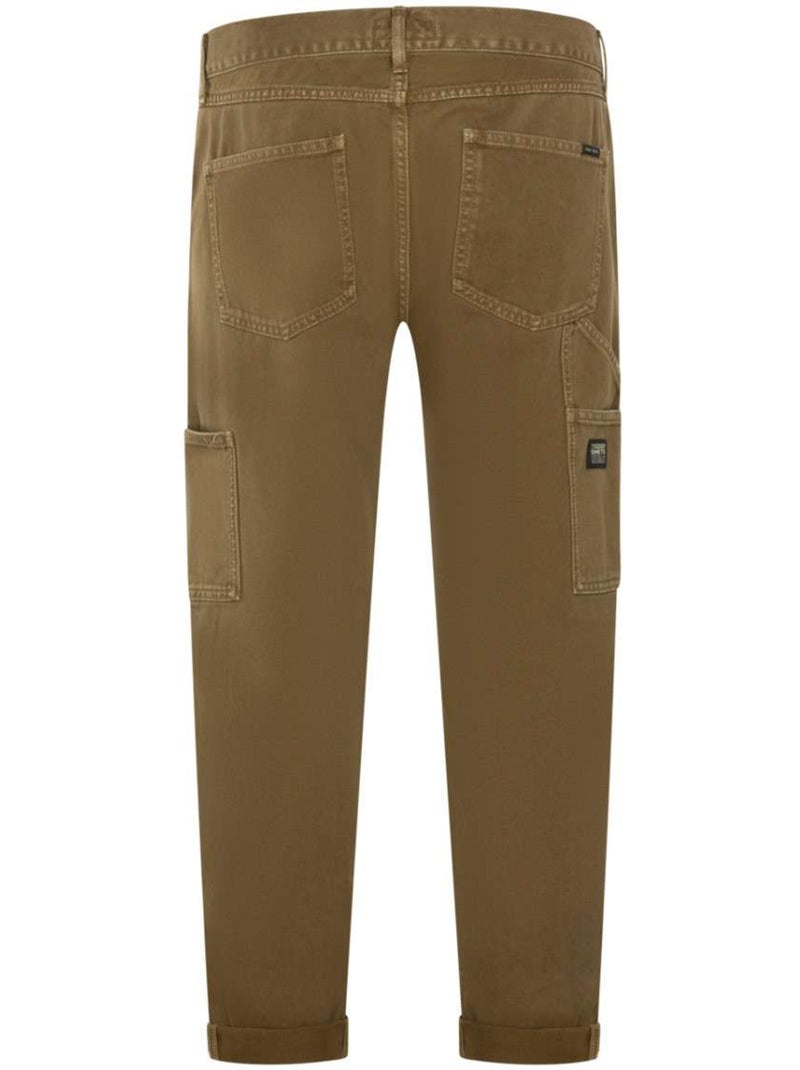 TEDDY SMITH - Pantalon droit Gris Marron Blanc - Kiabi