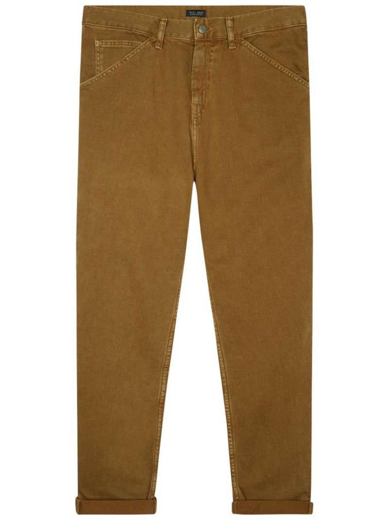 TEDDY SMITH - Pantalon droit Gris Marron Blanc - Kiabi