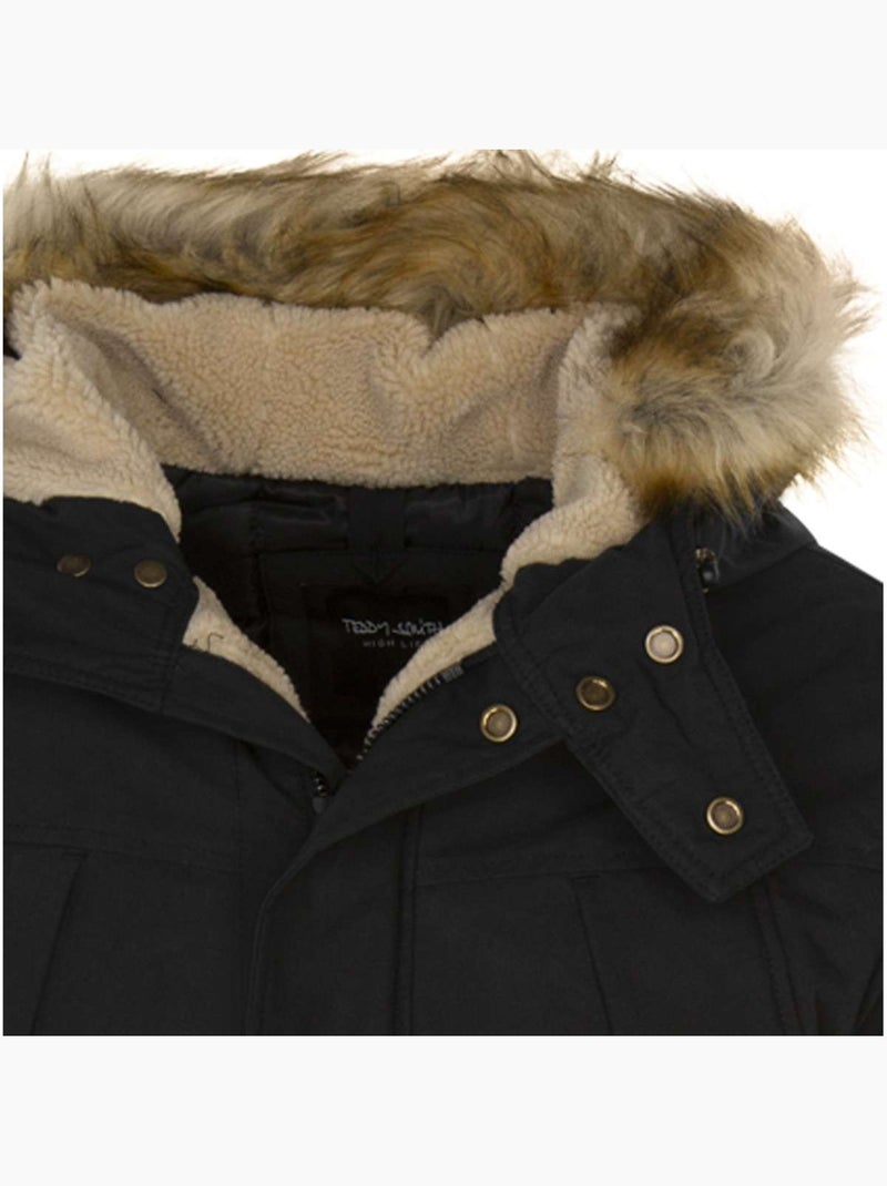 TEDDY SMITH - Parka Noir - Kiabi