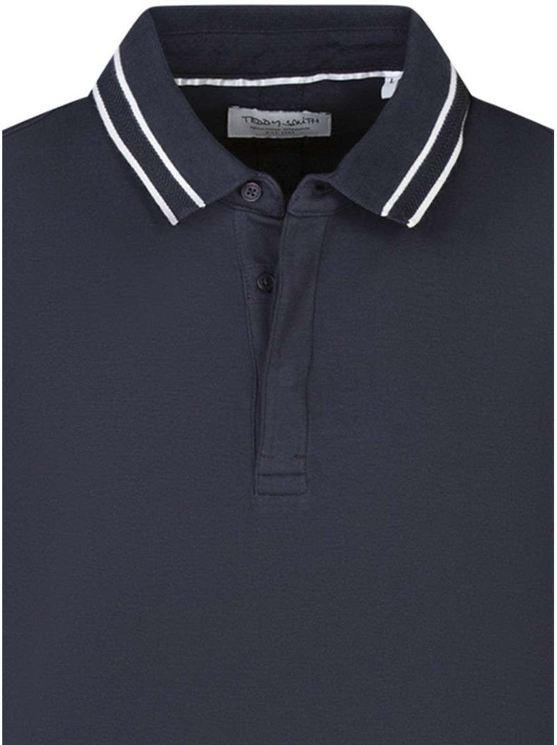 TEDDY SMITH - Polo coton droit Bleu - Kiabi