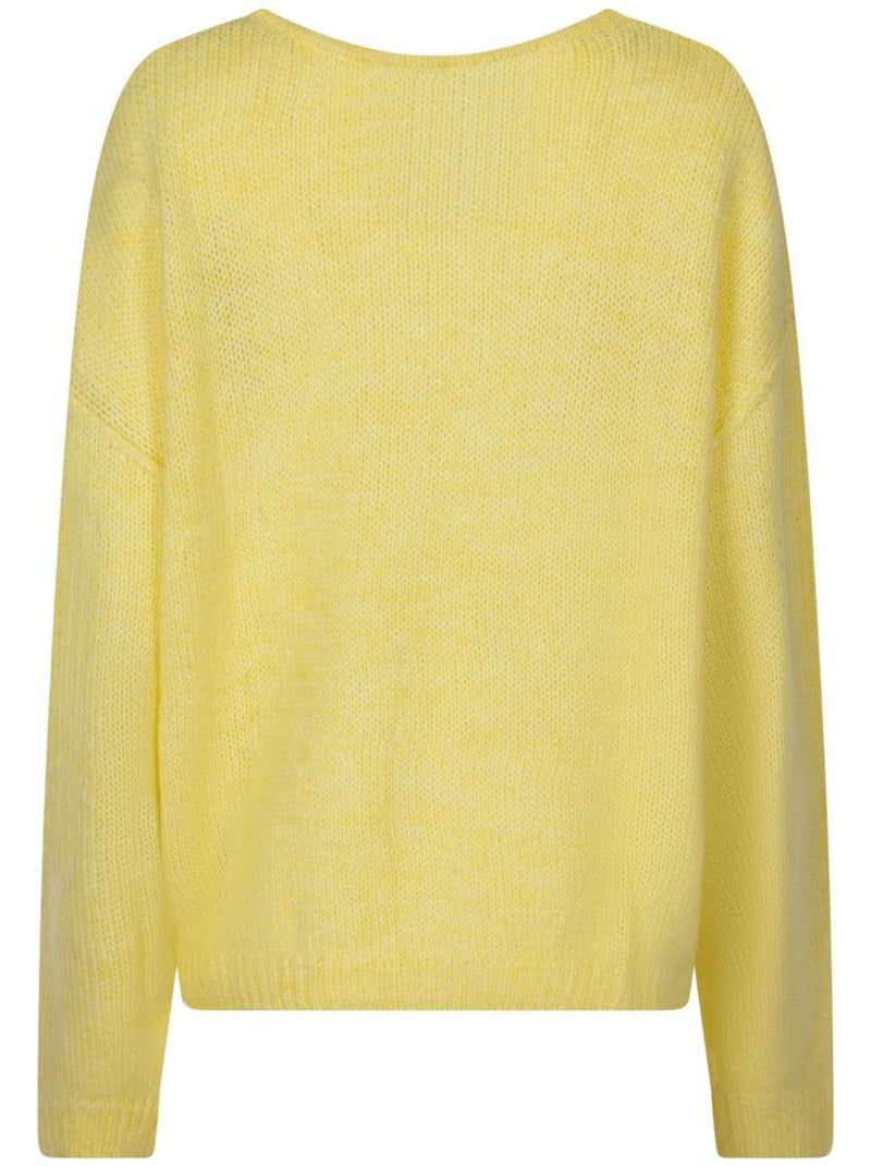 TEDDY SMITH - Pull col rond ample Jaune - Kiabi