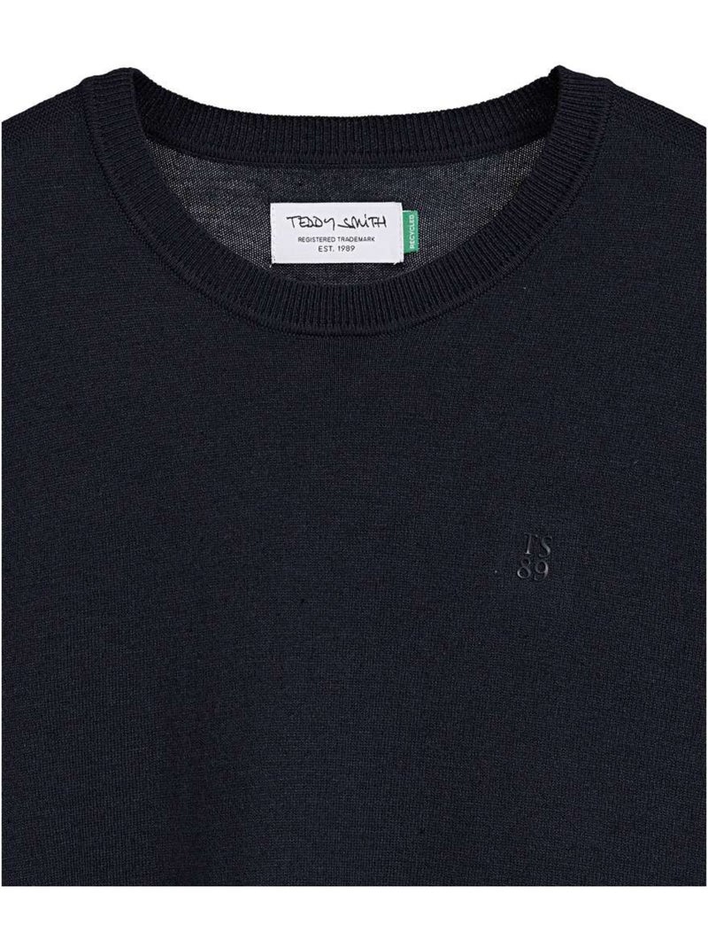TEDDY SMITH - Pull col rond Bleu - Kiabi