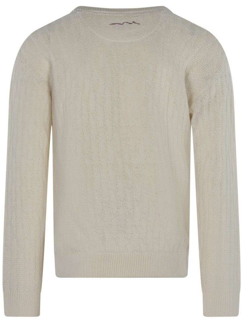 TEDDY SMITH - Pull col rond droit Blanc - Kiabi