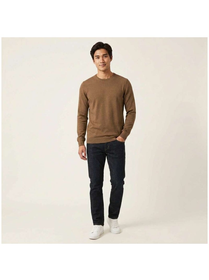 TEDDY SMITH - Pull col rond Gris Marron Blanc - Kiabi