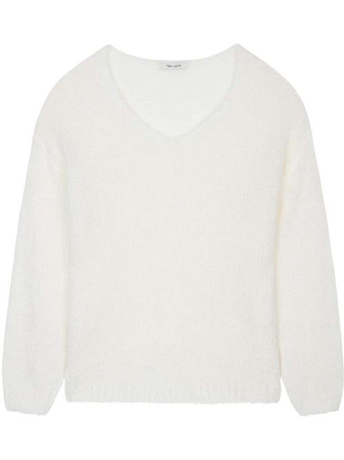 TEDDY SMITH - Pull col v laine mohair - Kiabi