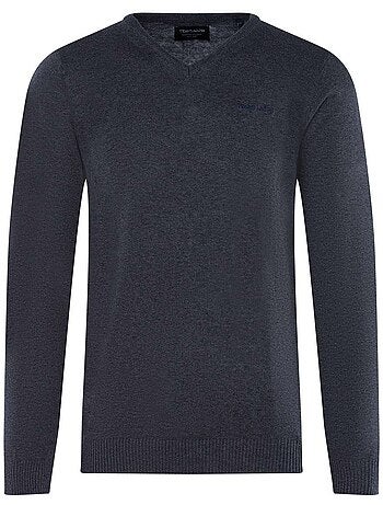 TEDDY SMITH - Pull coton chiné régular