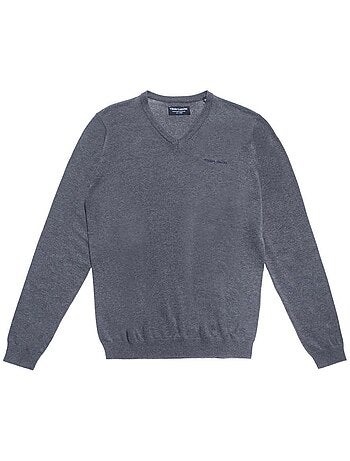 TEDDY SMITH - Pull coton chiné régular