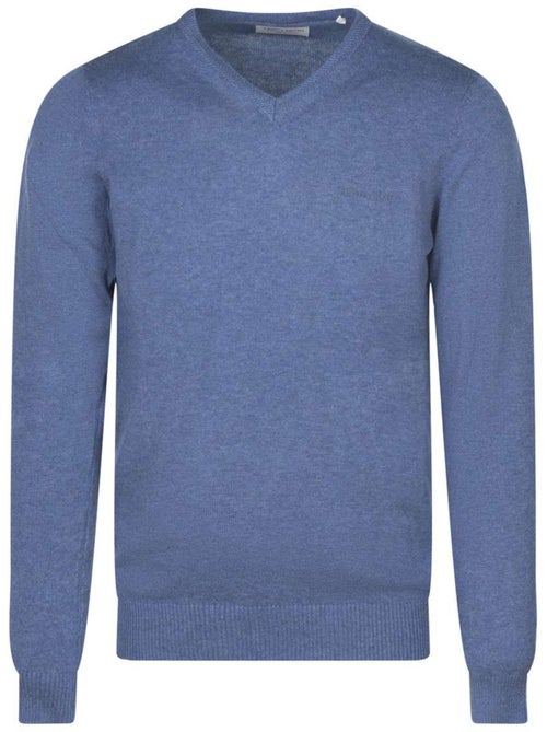 TEDDY SMITH - Pull coton col v ajustée - Kiabi