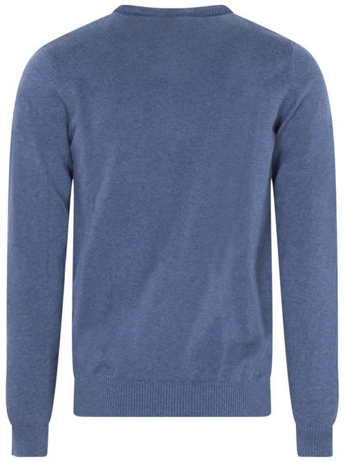 TEDDY SMITH - Pull coton col v ajustée - Kiabi