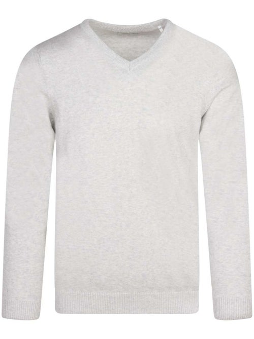 TEDDY SMITH - Pull coton col v - Kiabi