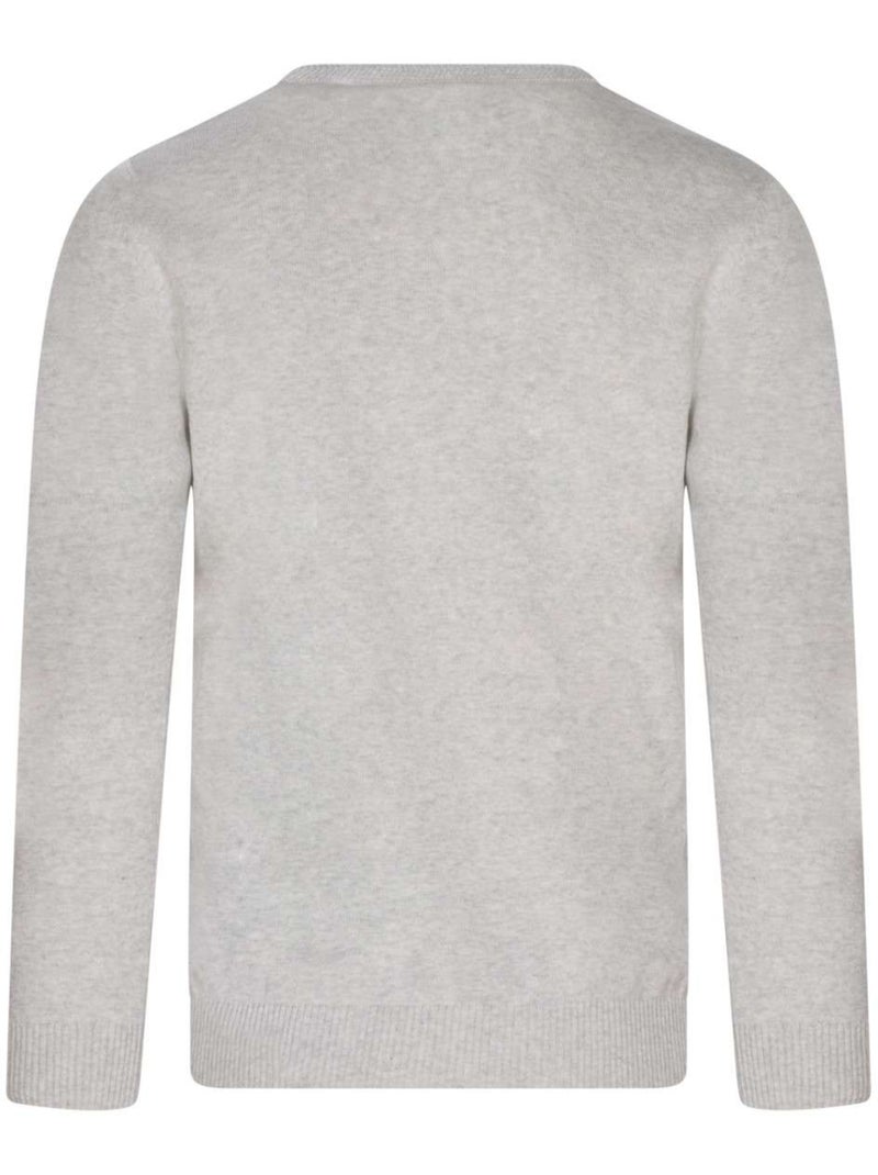 TEDDY SMITH - Pull coton col v Blanc - Kiabi