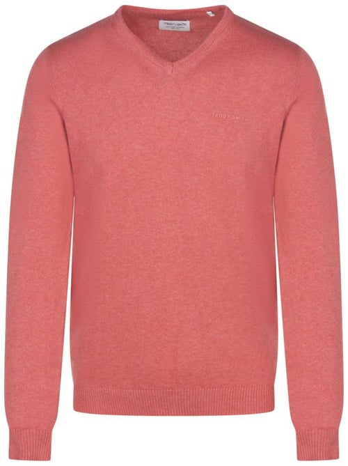 TEDDY SMITH - Pull coton col v droit - Kiabi