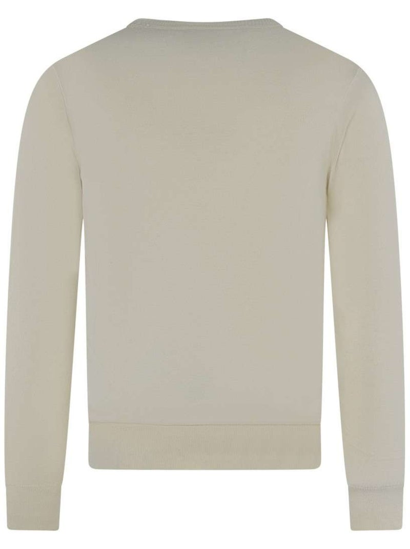 TEDDY SMITH - Pull coton mélangé col rond regular fit Blanc - Kiabi
