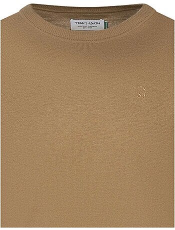 TEDDY SMITH - Pull coton mélangé col rond regular fit