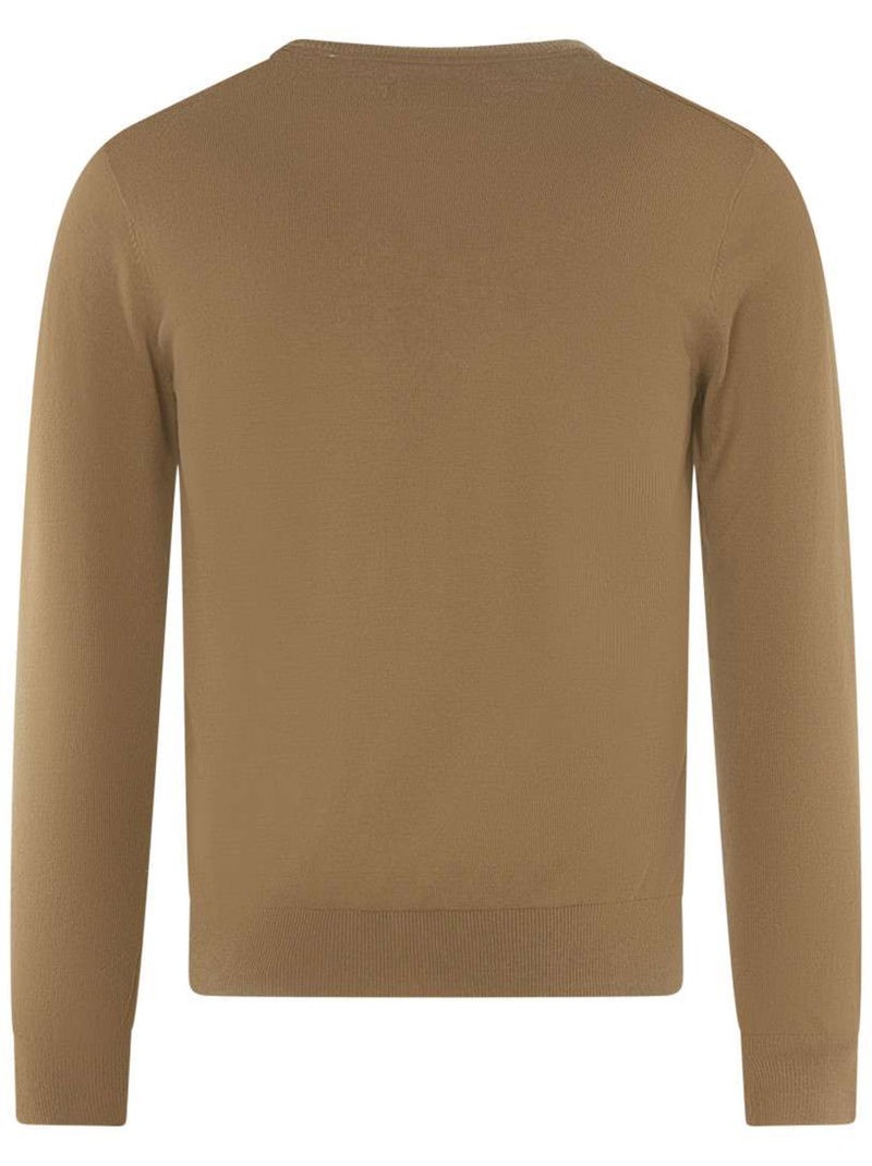 TEDDY SMITH - Pull coton mélangé col rond regular fit Gris Marron Blanc - Kiabi