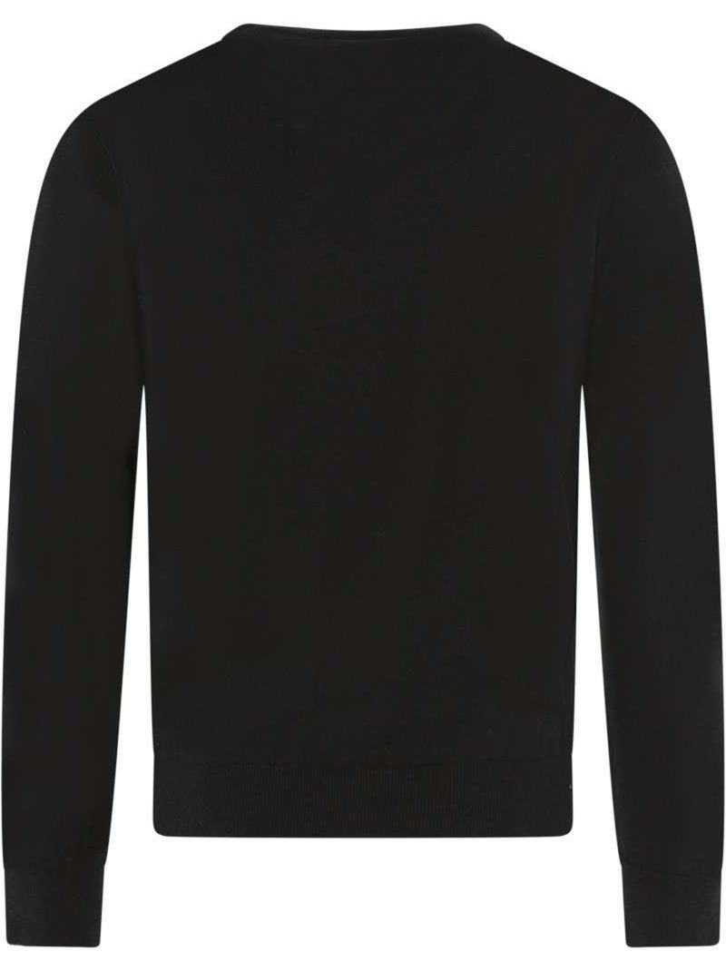 TEDDY SMITH - Pull coton mélangé col rond regular fit Noir - Kiabi
