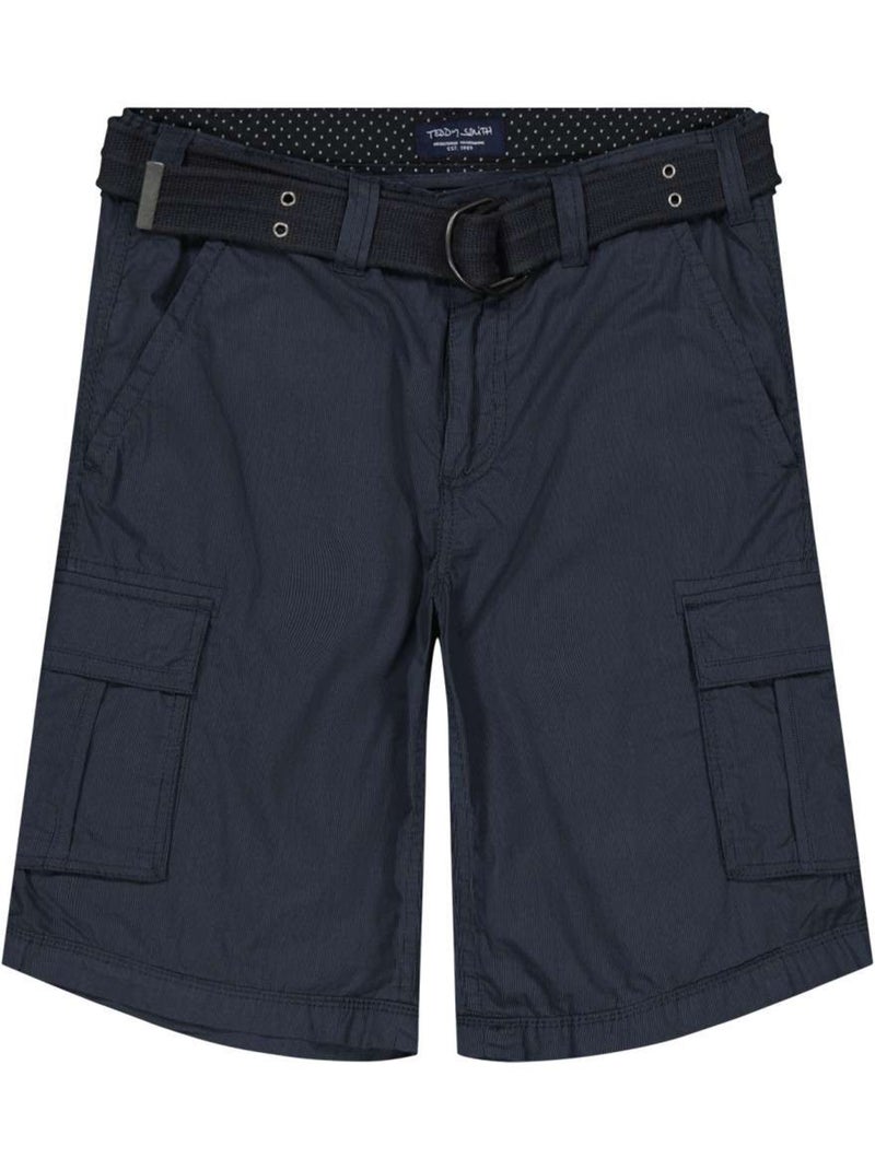 TEDDY SMITH - Short coton Bleu - Kiabi