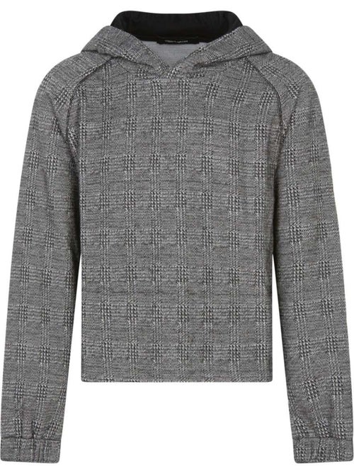 TEDDY SMITH - Sweat carreaux col capuche CHECK - Kiabi