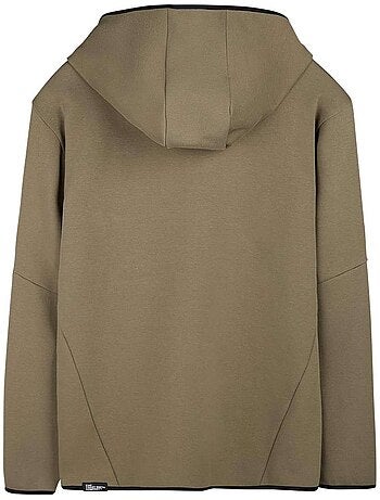 TEDDY SMITH - Sweat coton mélangé à capuche droit