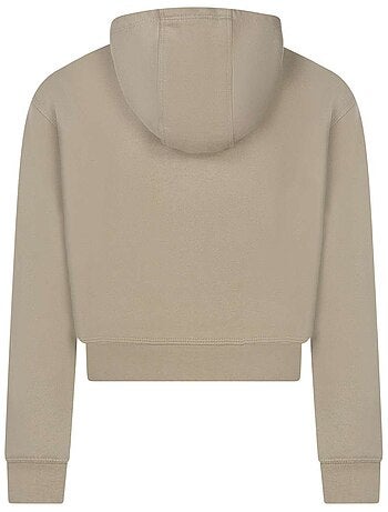 TEDDY SMITH - Sweat coton mélangé col à capuche droit