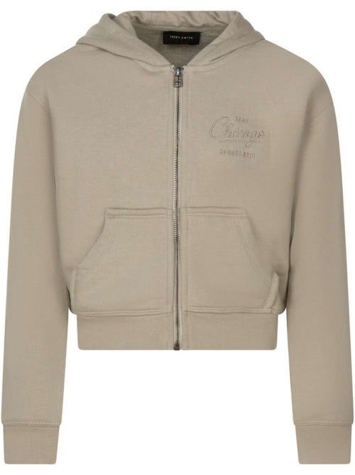 TEDDY SMITH - Sweat coton mélangé col à capuche droit - Kiabi