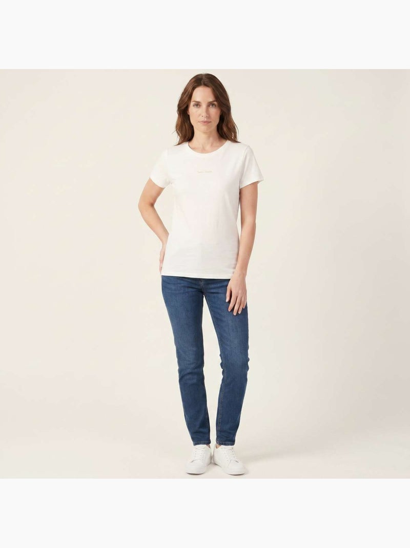 TEDDY SMITH - T-shirt coton Blanc - Kiabi