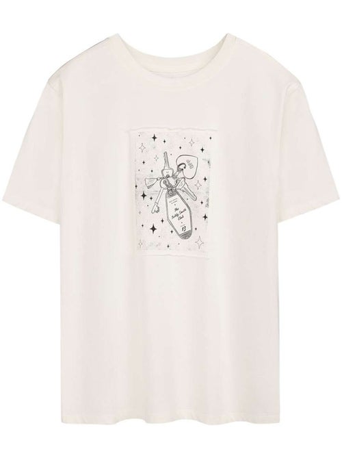 TEDDY SMITH - T-shirt coton col rond - Kiabi