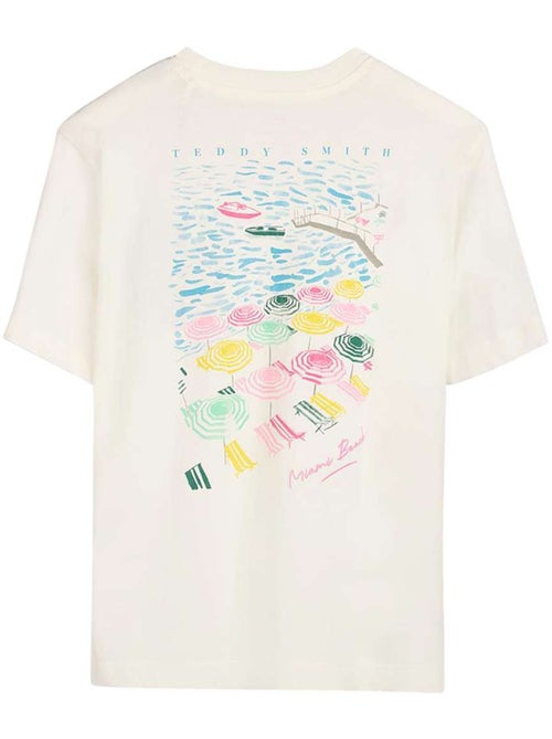 TEDDY SMITH - T-shirt coton col rond droit - Kiabi
