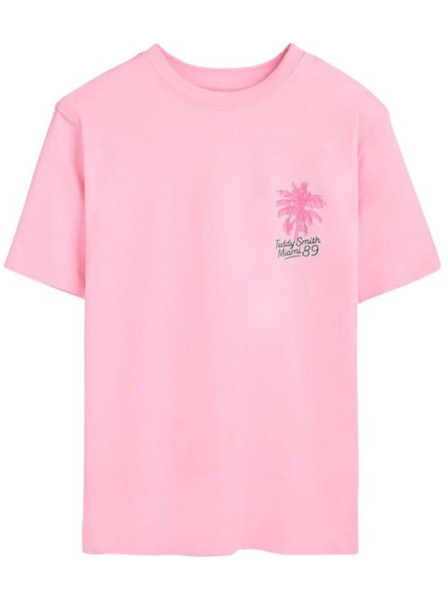TEDDY SMITH - T-shirt coton col rond droit - Kiabi