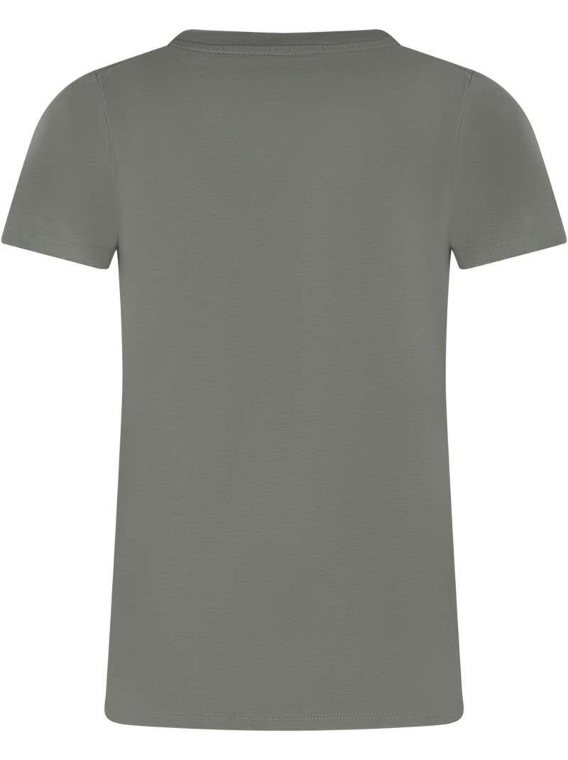 TEDDY SMITH - T-shirt coton col rond droit Vert - Kiabi