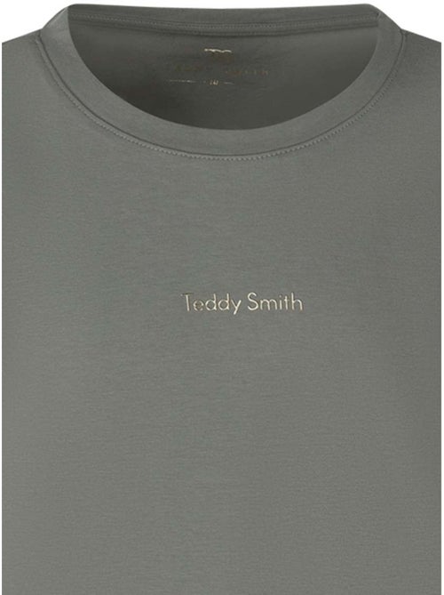 TEDDY SMITH - T-shirt coton col rond droit - Kiabi