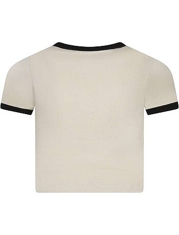 TEDDY SMITH - T-shirt coton crop top