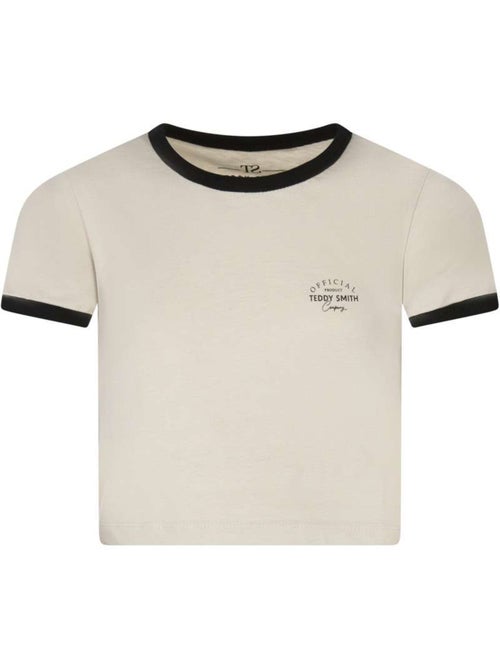 TEDDY SMITH - T-shirt coton crop top - Kiabi