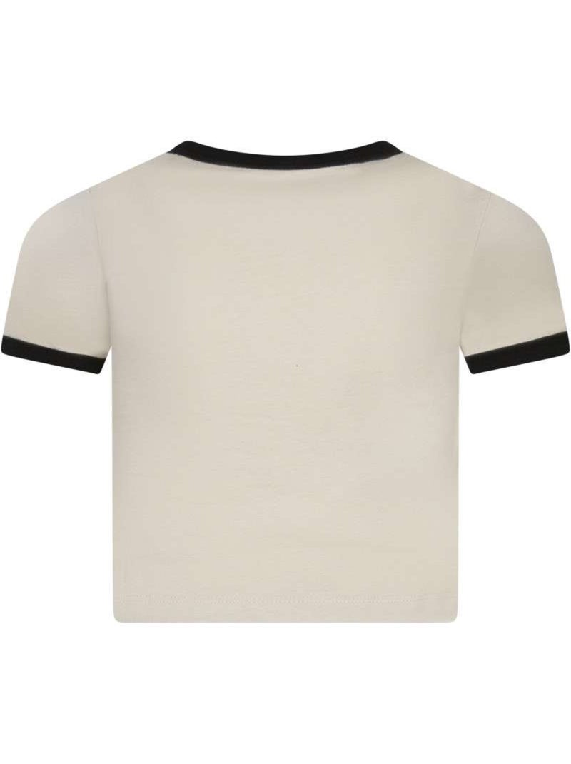 TEDDY SMITH - T-shirt coton crop top Beige - Kiabi