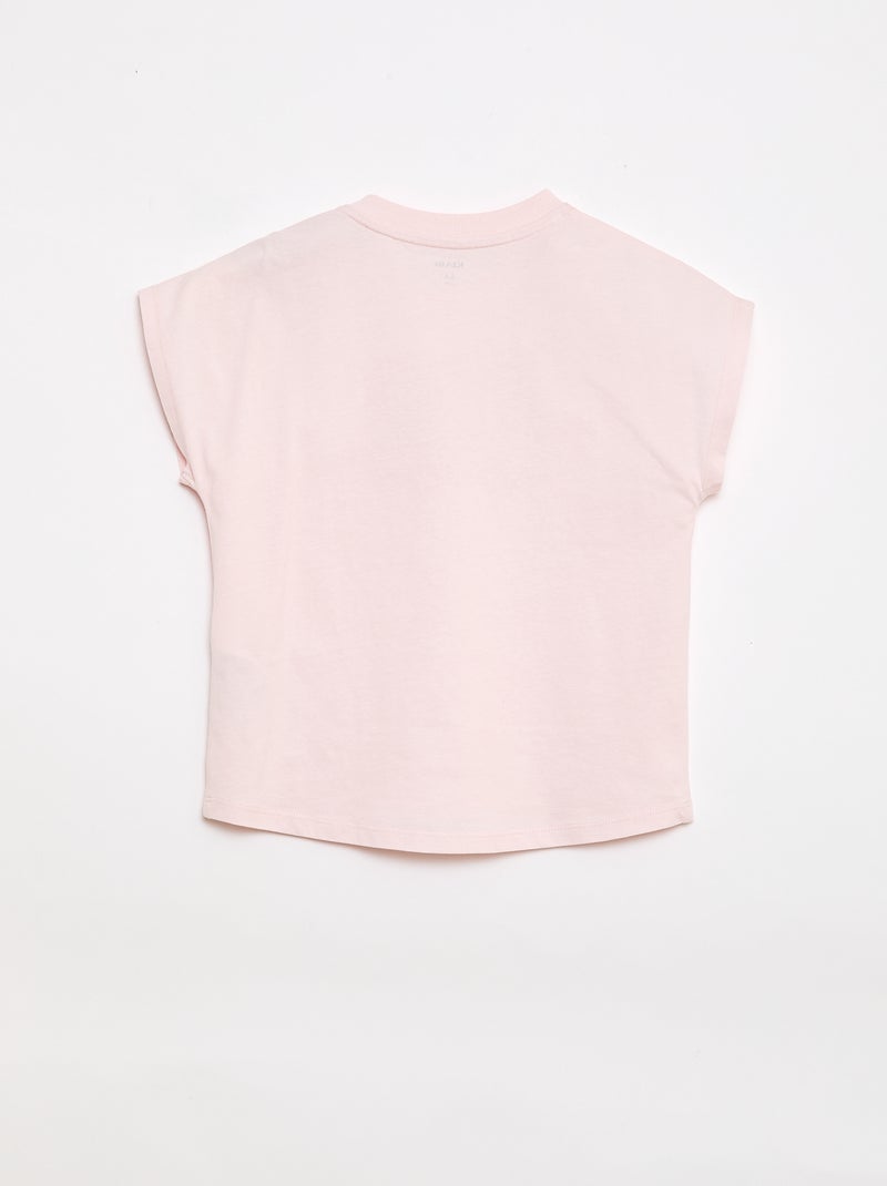 Tee-shirt - Collection facile à enfiler Rose - Kiabi