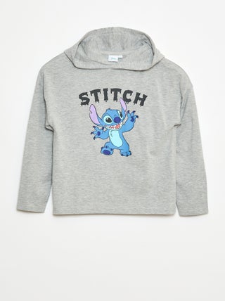 Tee-shirt à capuche 'Stitch'